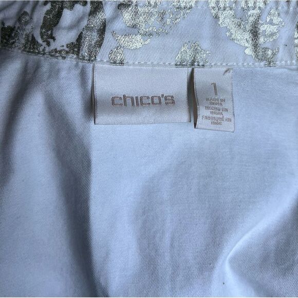 Chico’s Novelty Foiled Jacket - Picture 6 of 7